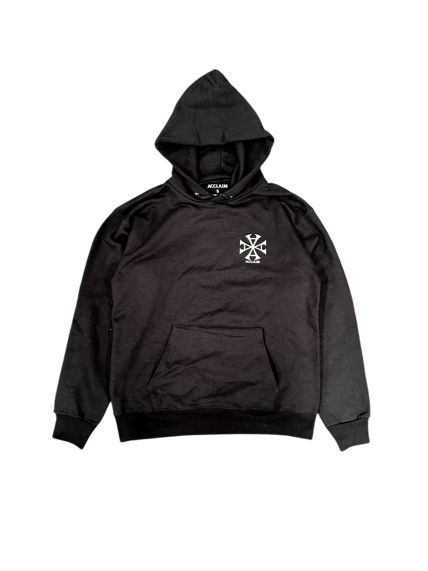Acclaim "A" cross logo hooded sweatshirt