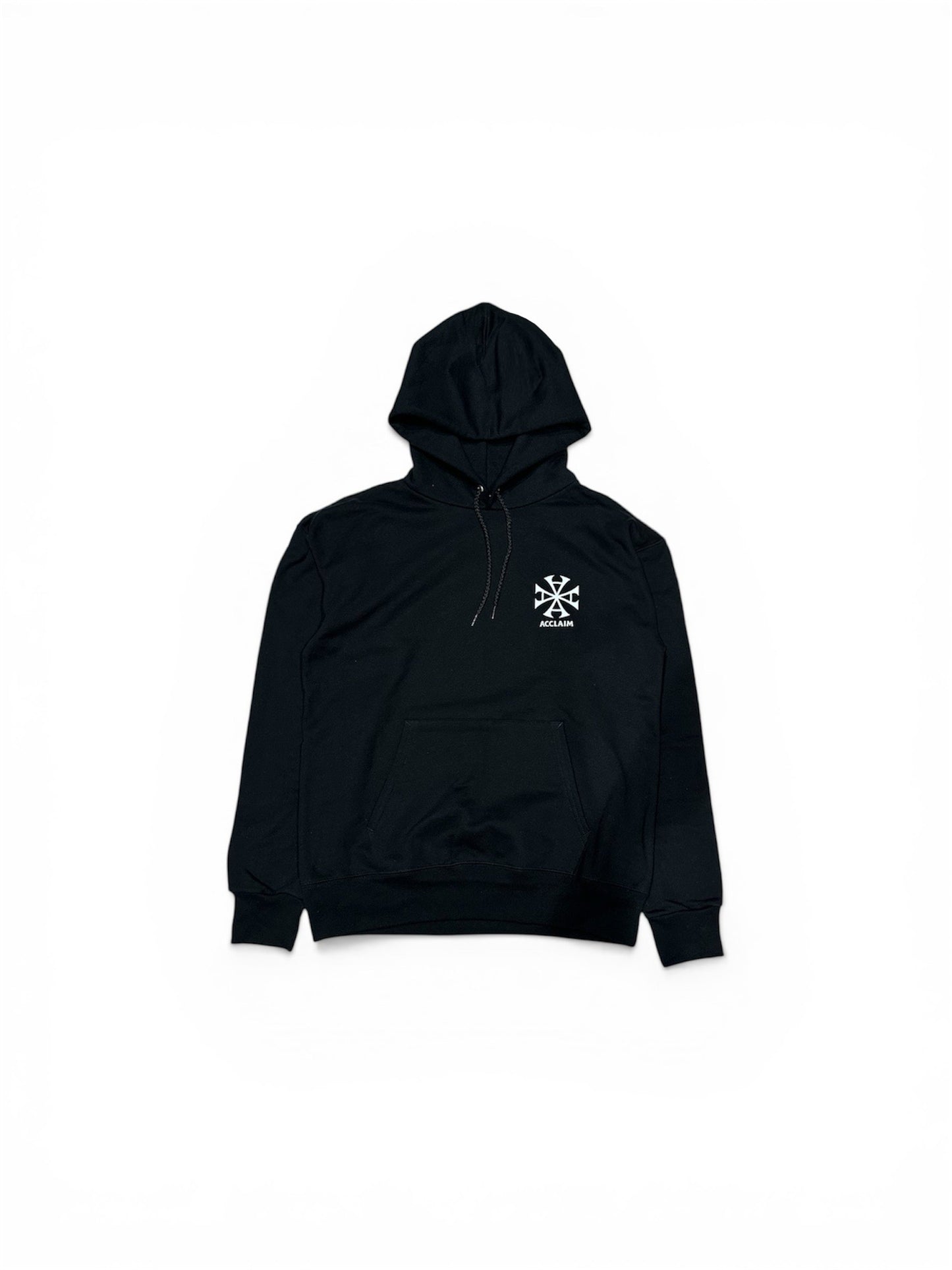 Acclaim "A" cross logo hooded sweatshirt