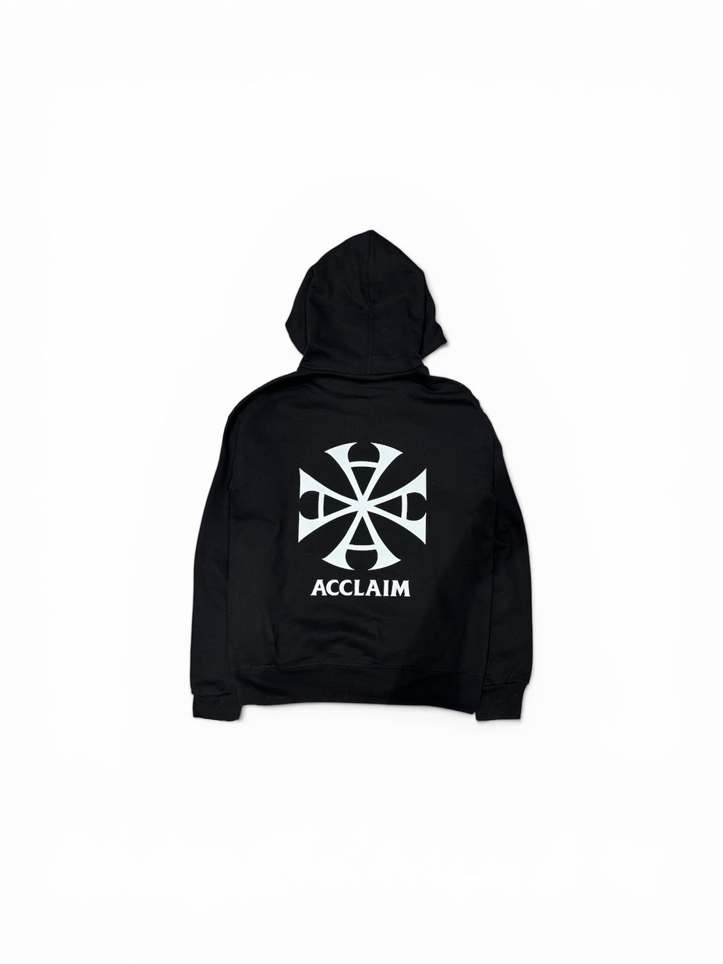 Acclaim "A" cross logo hooded sweatshirt